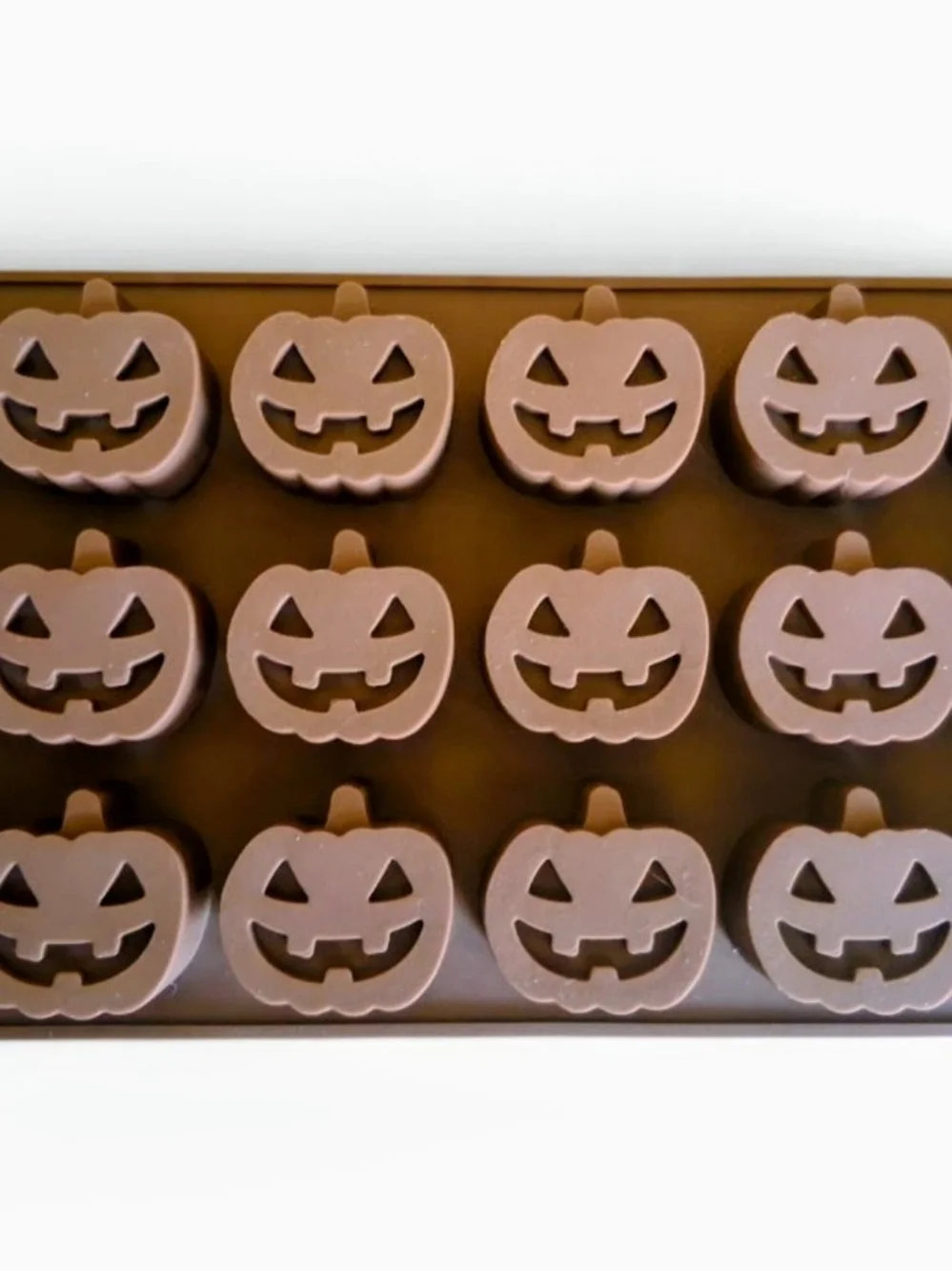 Halloween Pumpkin Silicone Mold Tray - Brown